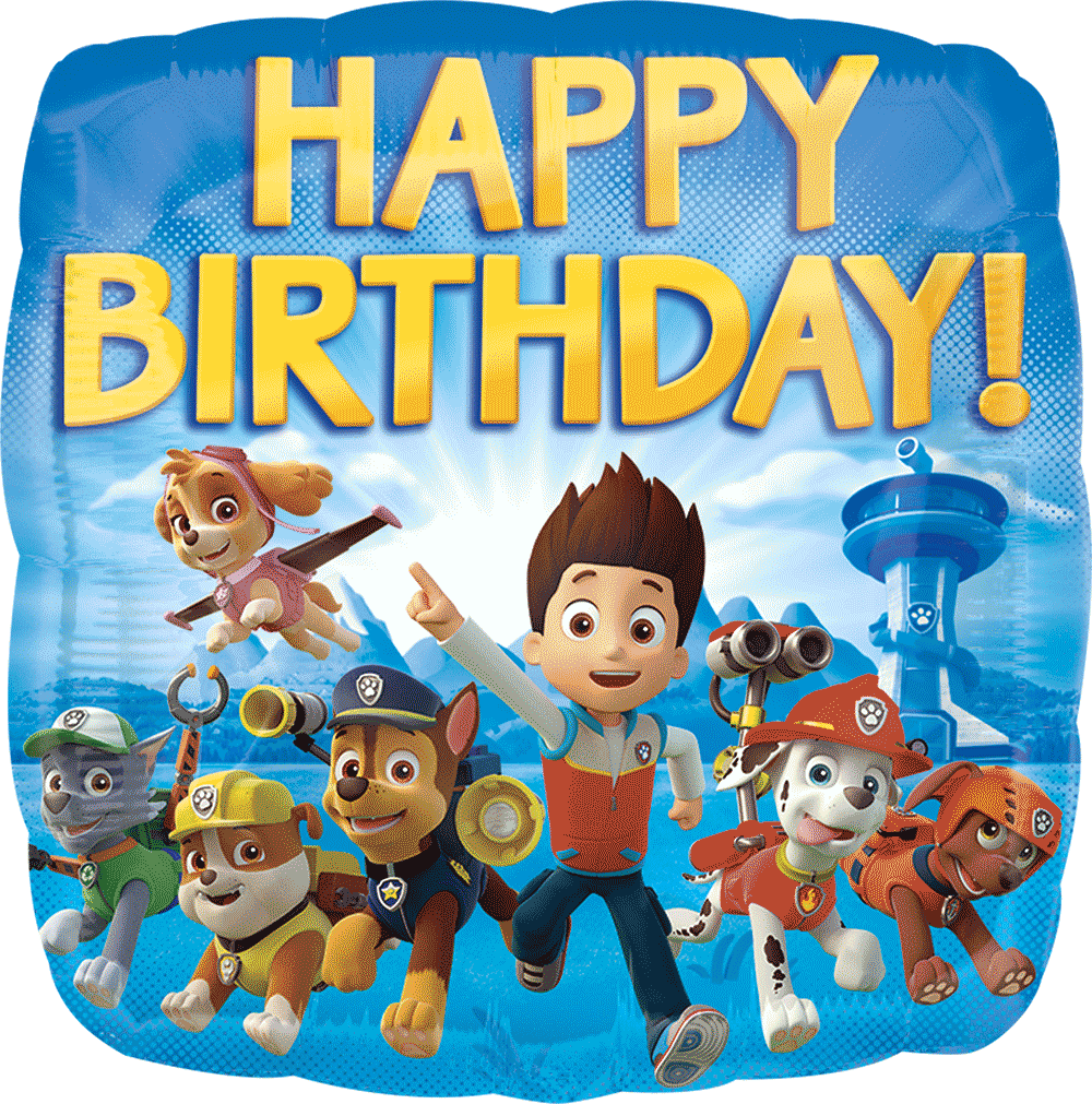 Paw Patrol Happy Birthday