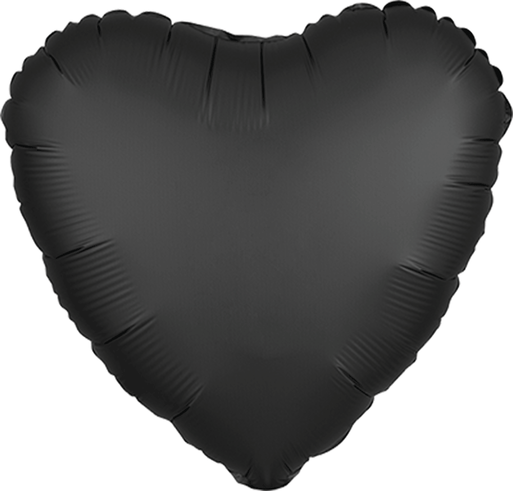 17H Met Satin Luxe Onyx Heart