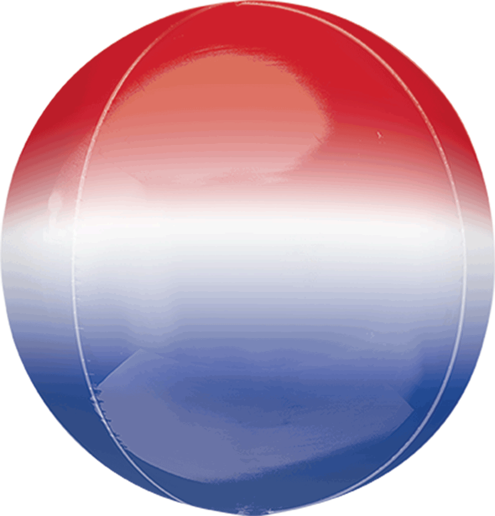 Orbz Met Ombré Orbz® Red, White & Blue