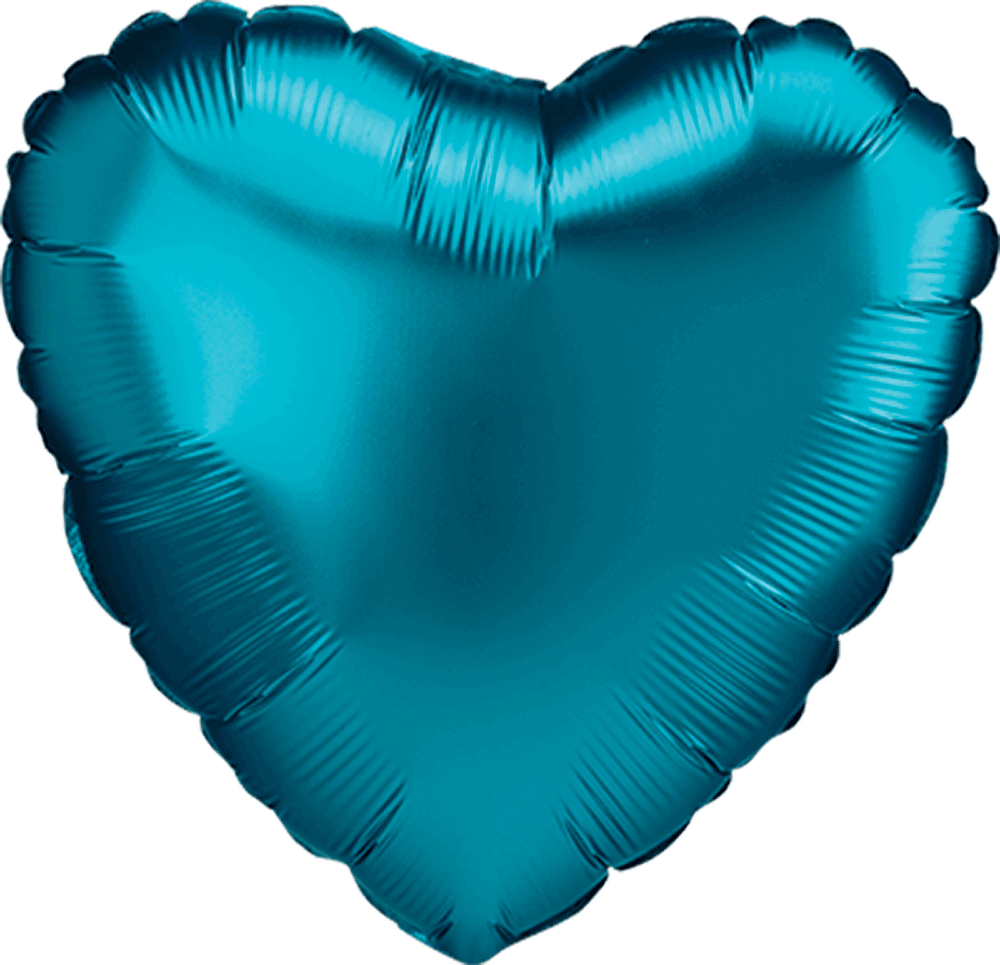 17H Met Satin Luxe Aqua Heart