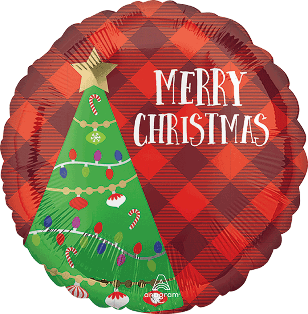 Festive Christmas Tree Plaid