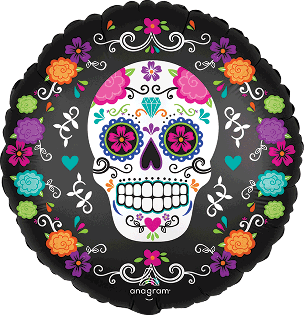 Sugar Skull & Marigolds