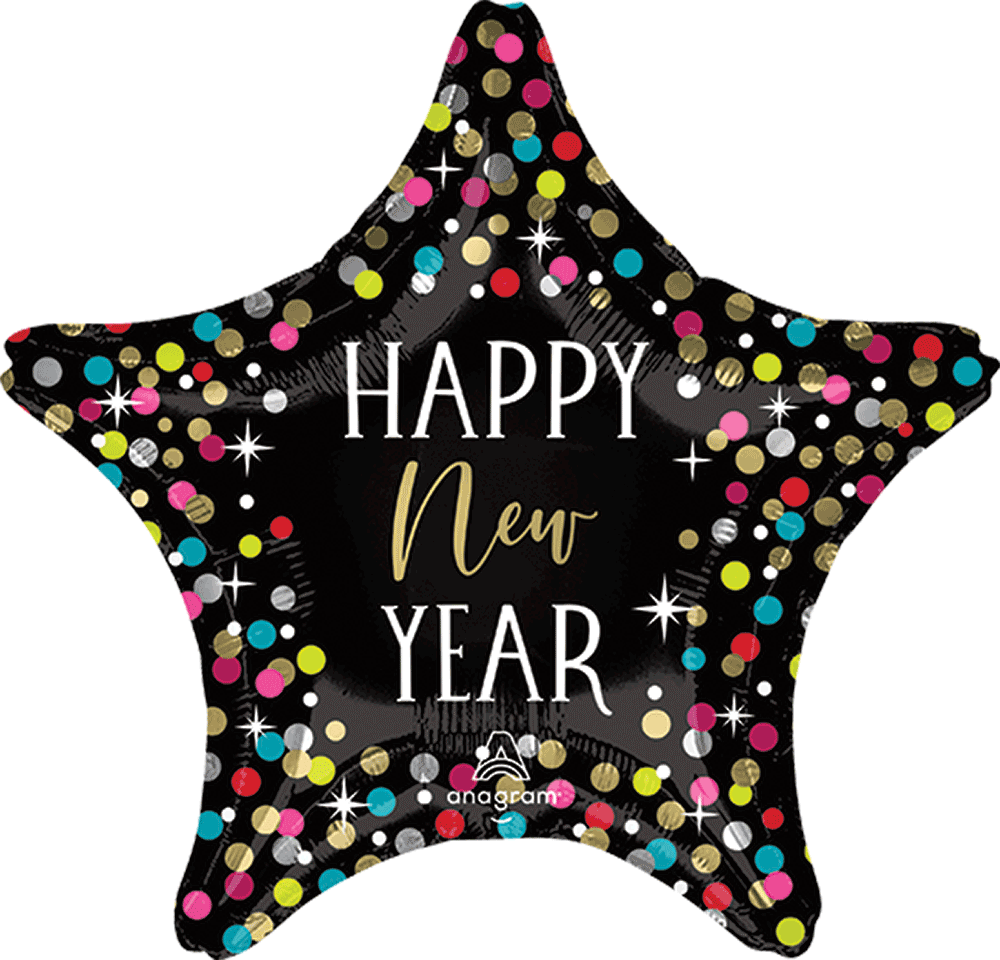 HNY Colorful Confetti Star