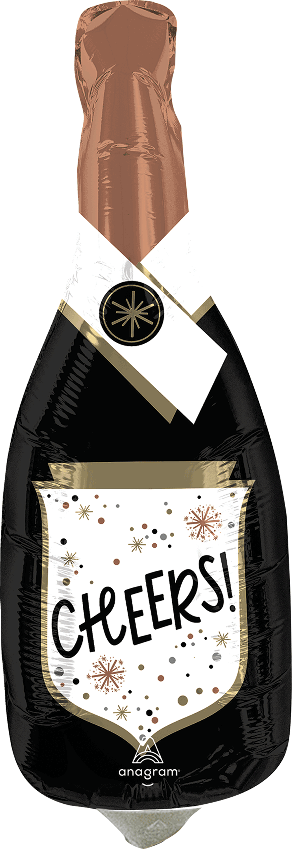 Cheers Confetti Bubbly Bottle