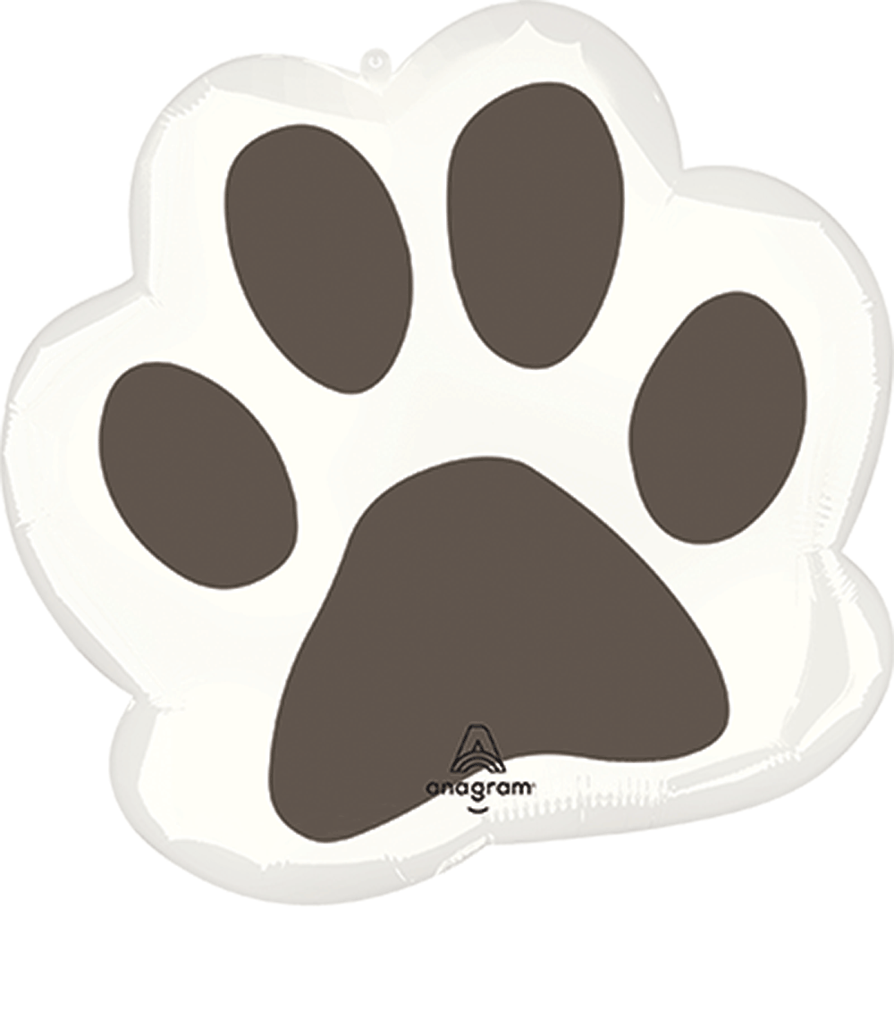 Pawsome Party Paw Print