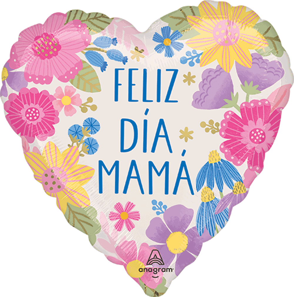 Feliz Dia Mamá Botanical Lines