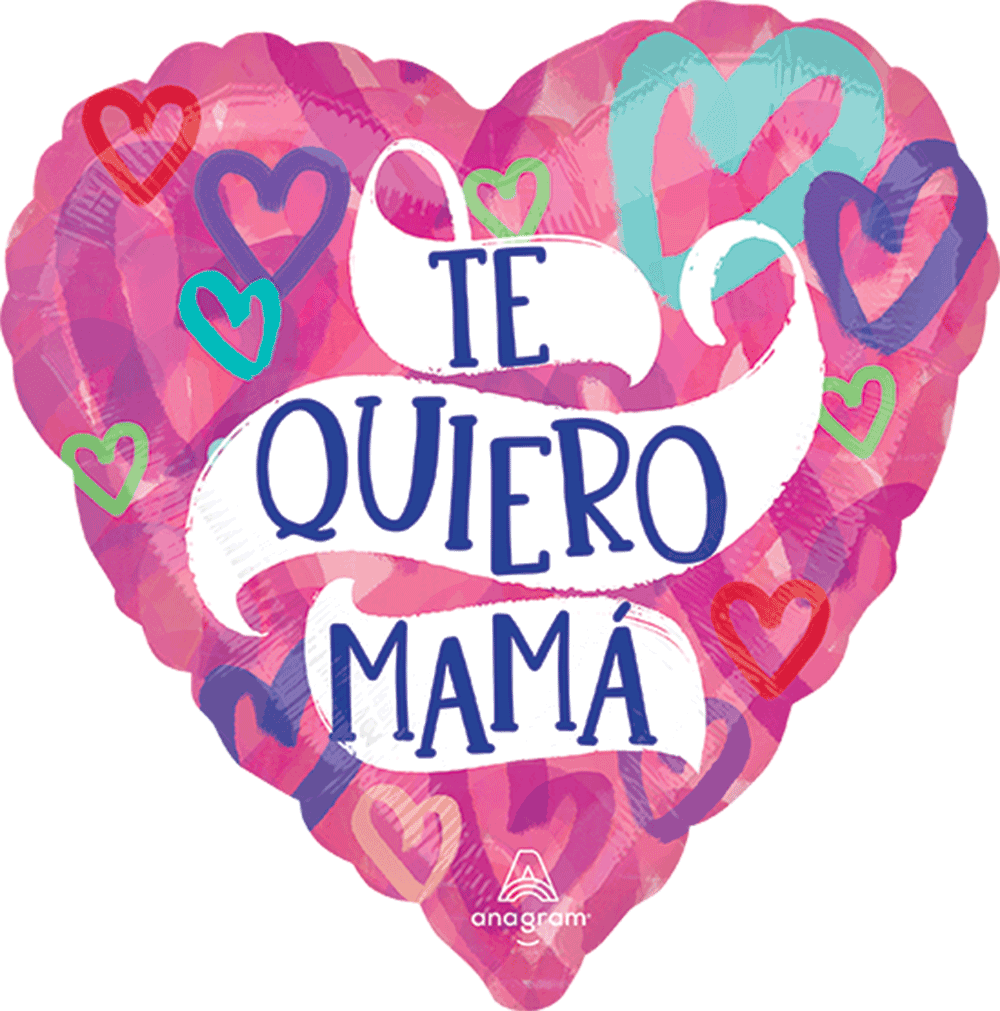 Te Quiero Mamá Layered Hearts