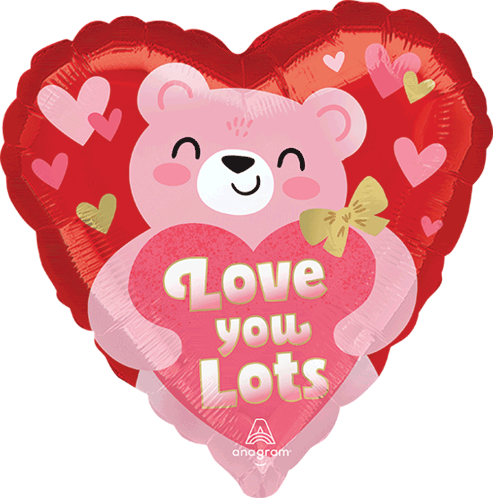 Love You Blush Bear Hugs