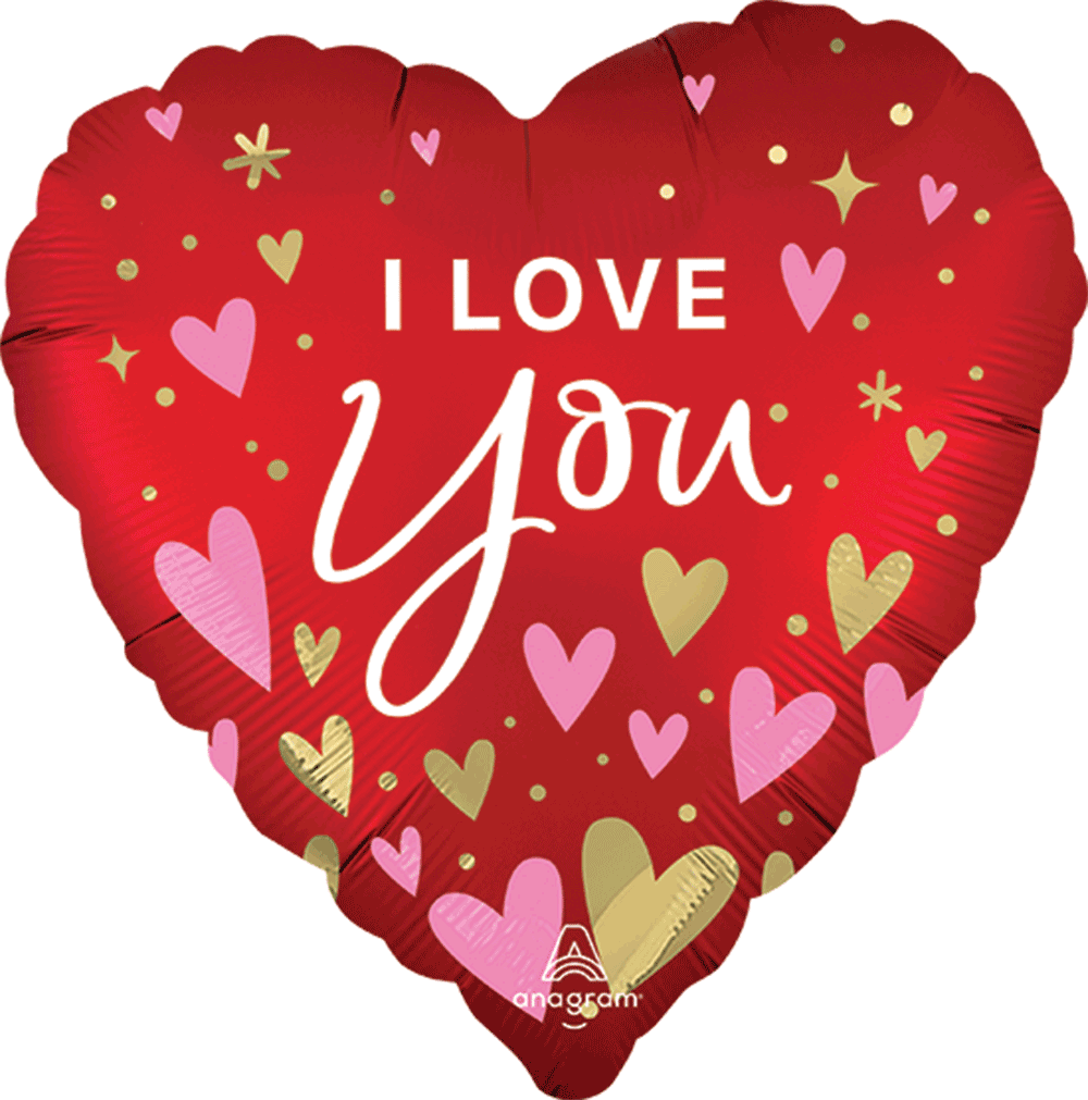 Satin I Love You Heartfelt Elegance