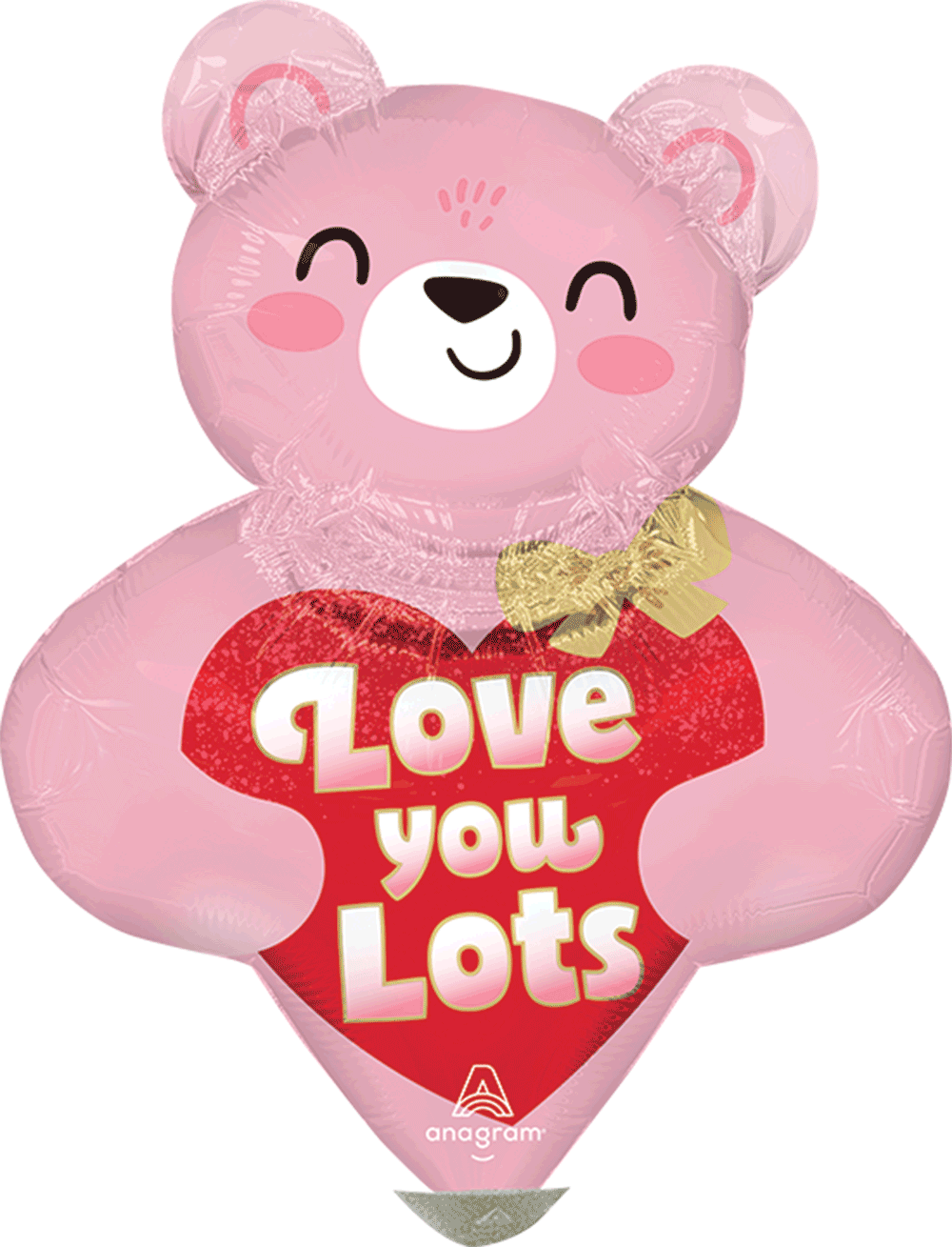 Love You Blush Bear Hugs