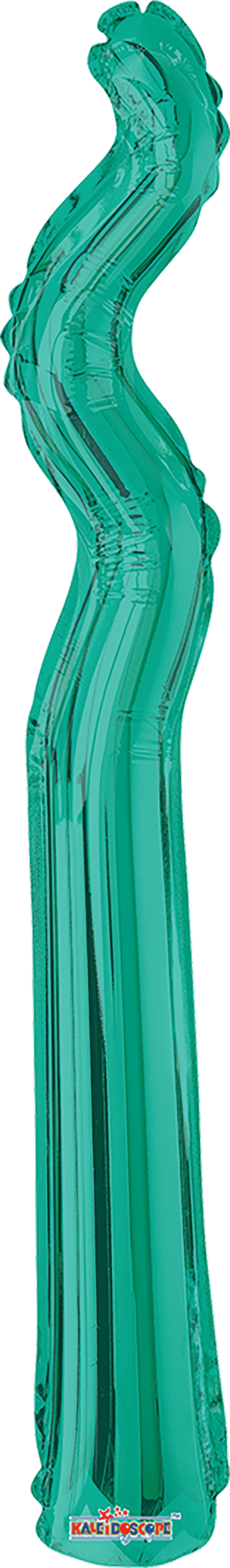 Kurly Zig Zag Turquoise Green