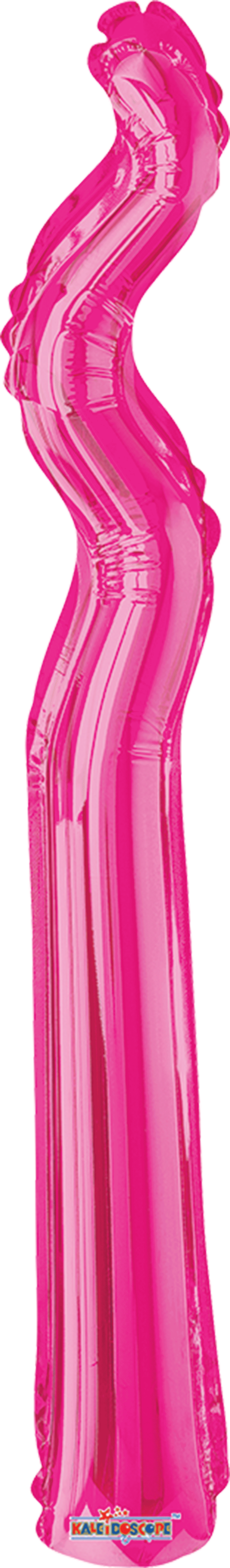 Kurly Zig Zag Hot Pink Gb