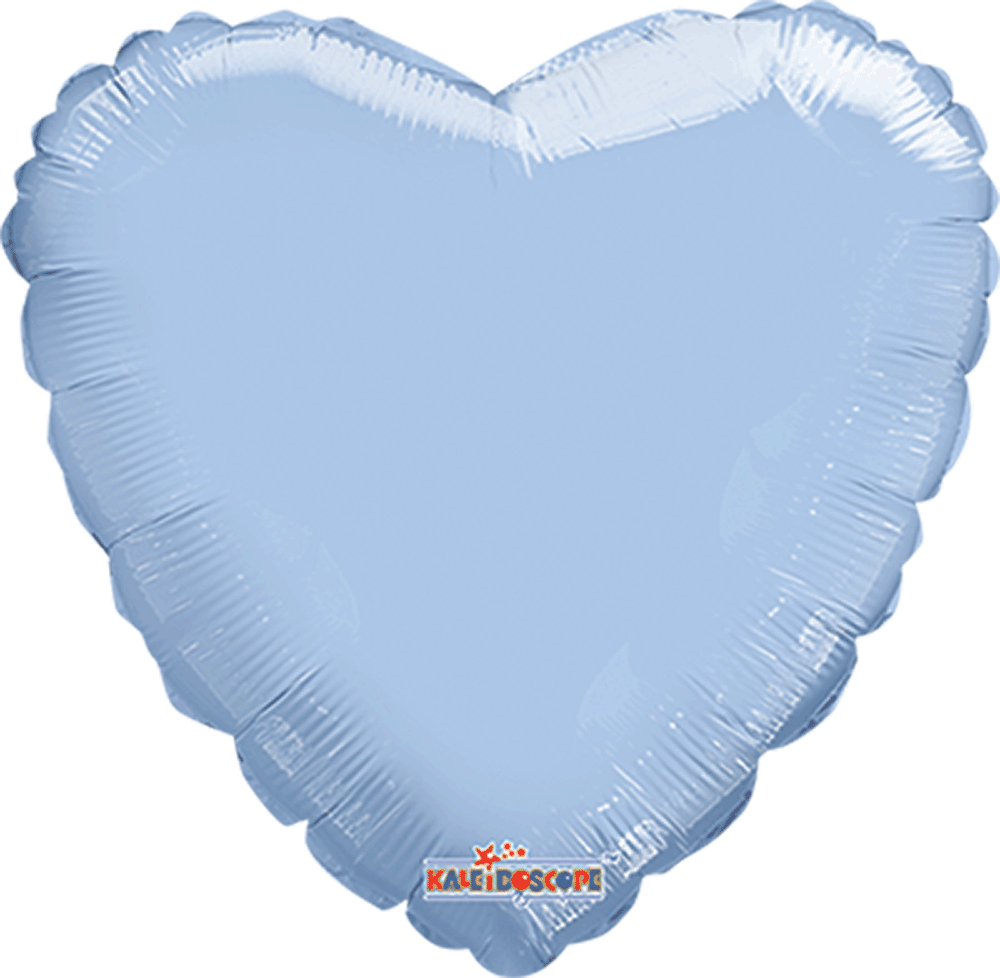 18H Gb Pr Solid Pale Blue Macaron Heart