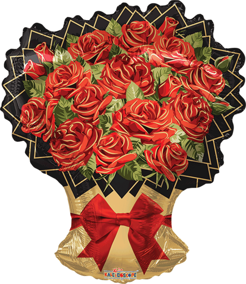 Rose Bouquet With Bow