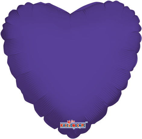 9H Morado Solido Corazon