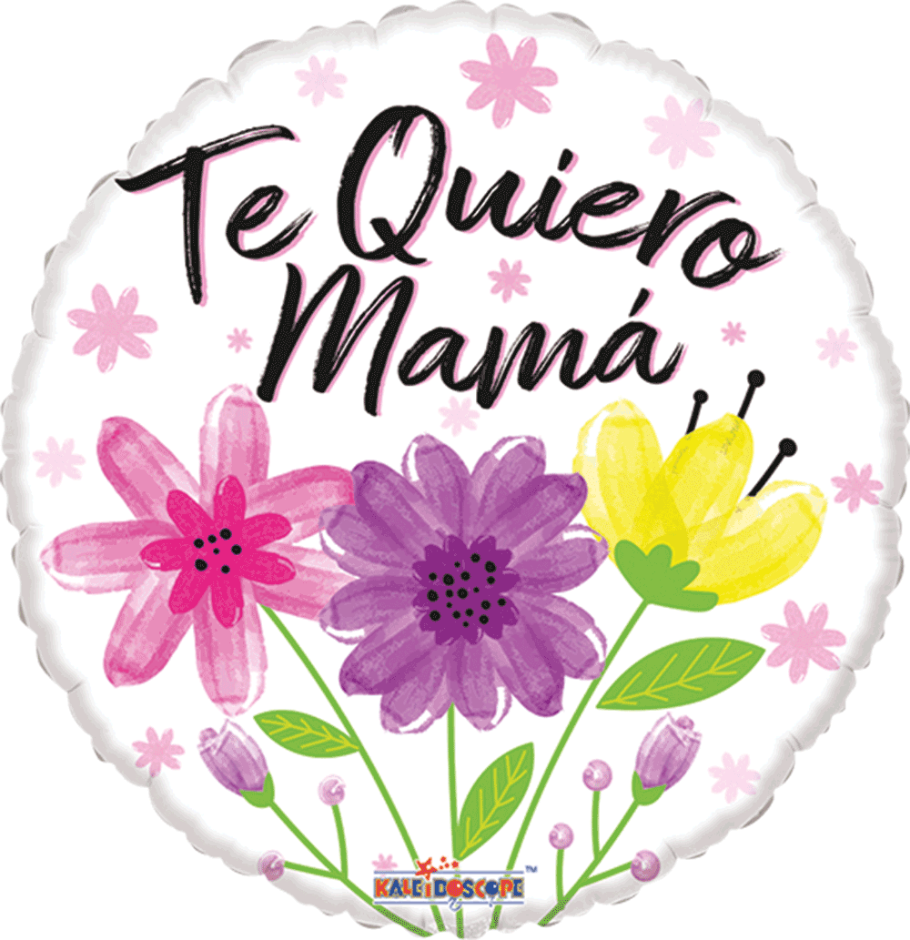 Te Quiero Mamá 3 Flores