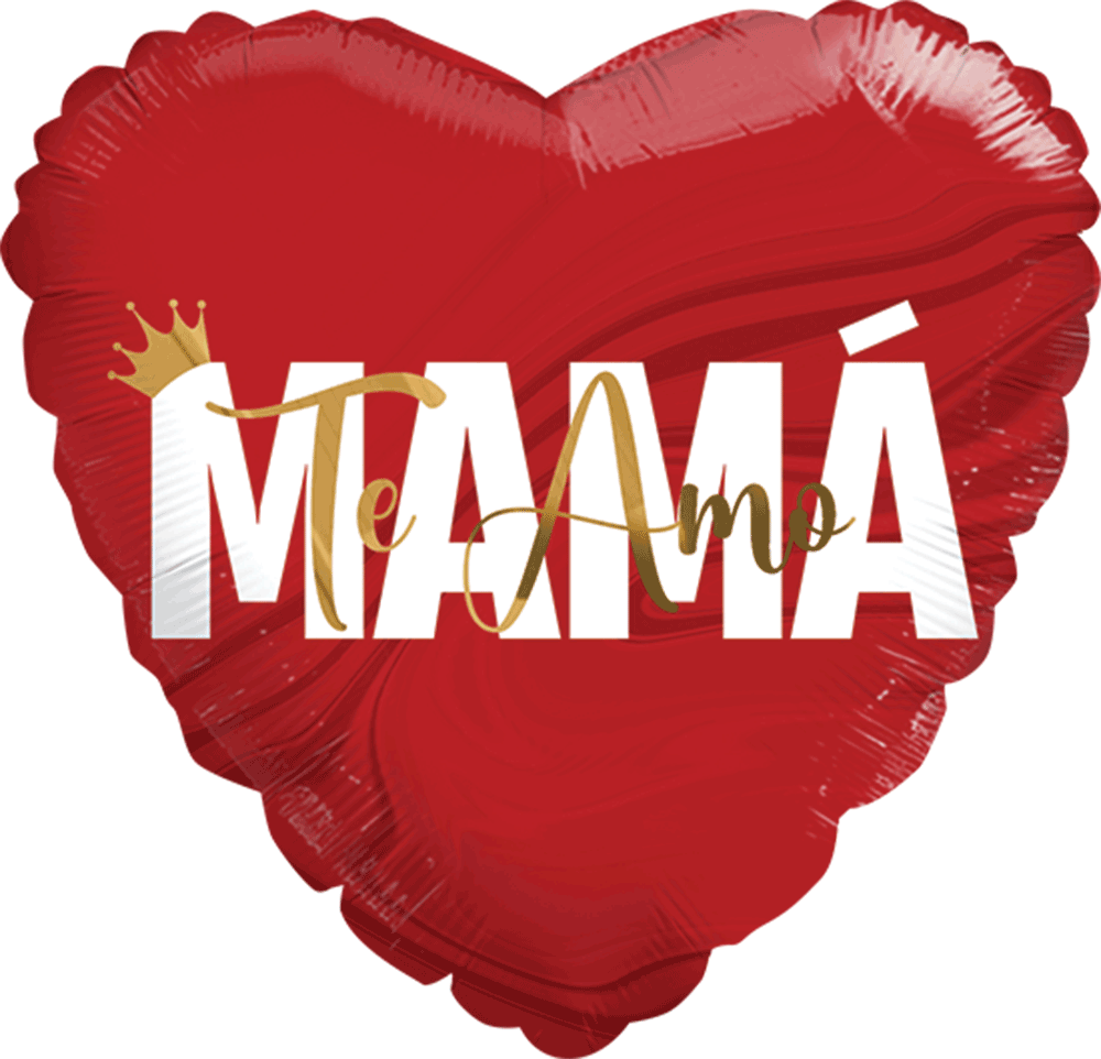 Te Amo Mamá En Rojo
