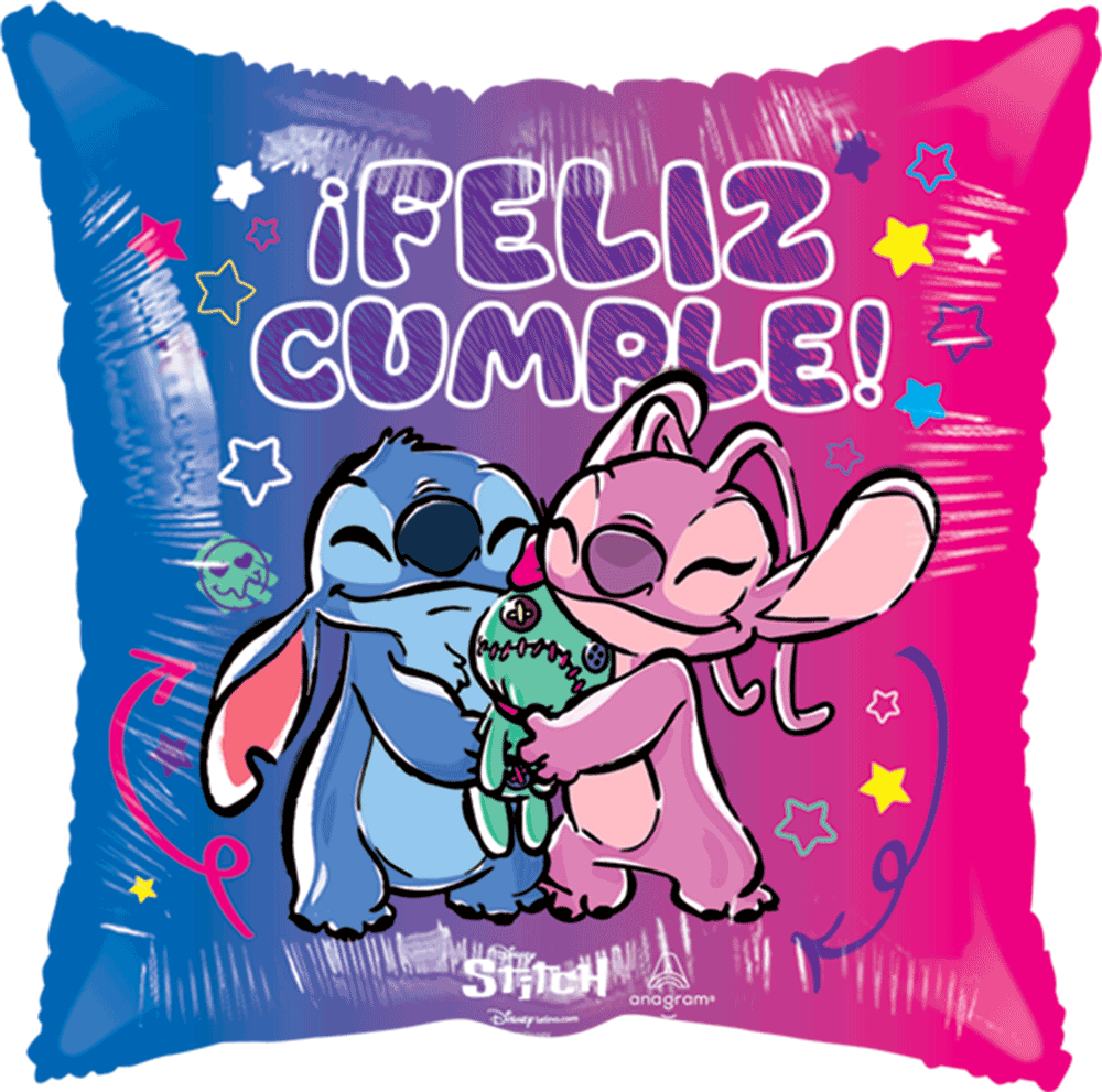 Stitch Y Angel Feliz Cumple