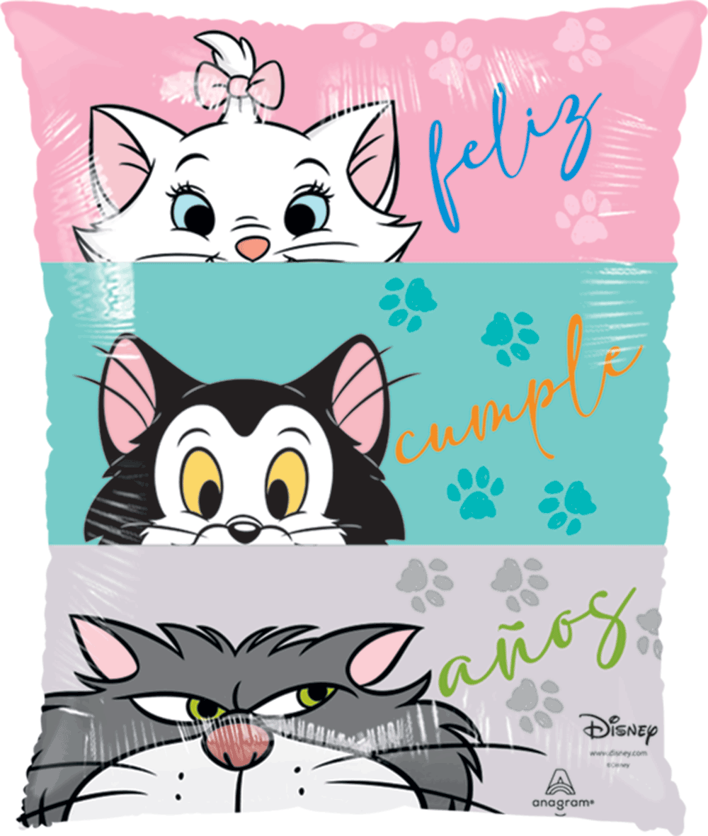 Disney Cats Feliz Cumpleaños
