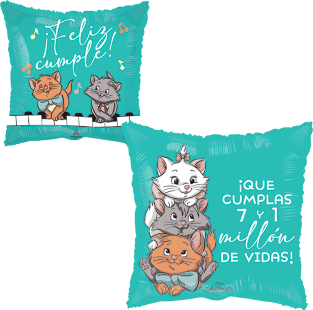 Disney Aristogatos Feliz Cumple