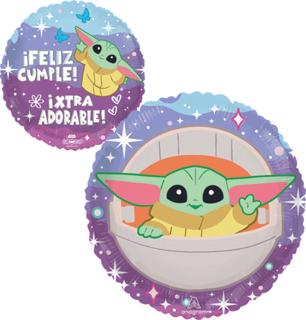 Grogu Feliz Cumple Adorable